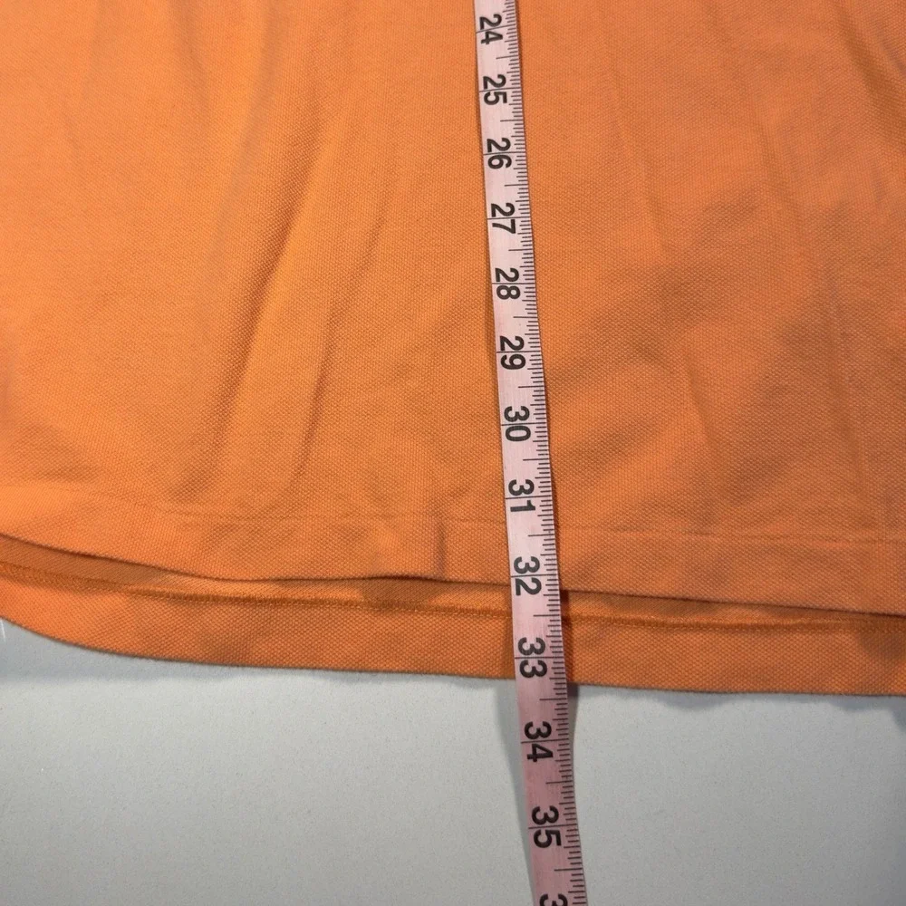 Polo Ralph Lauren Polo Shirt Mens 3XLT Orange Excellent Triple Pony Big Tall Y2K